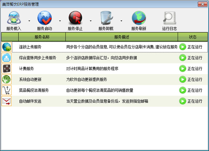 美萍餐饮ERP管理软件-服务程序